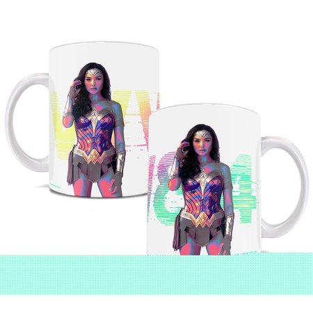TREND SETTERS Wonder Woman 1984 Glitch White Ceramic Mug WMUG1066